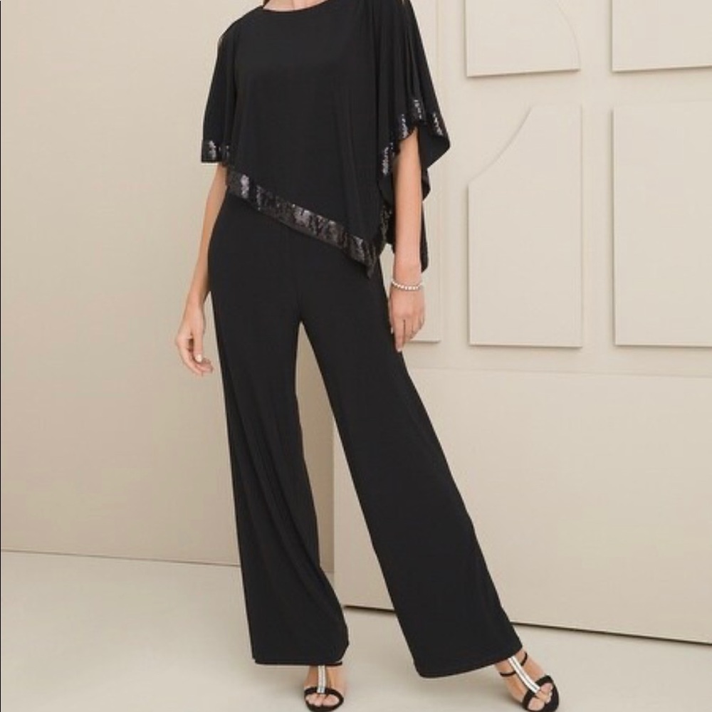 Chico’s size 3. Black Jumpsuit